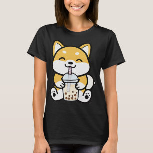 Boba Corgi   Milk Tea   Corgi Lover T-Shirt