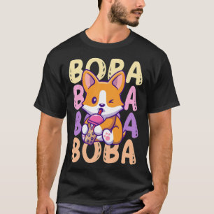 Boba Fo Bubble Tea Tapioca Pearls Milk Tea tv seri T-Shirt