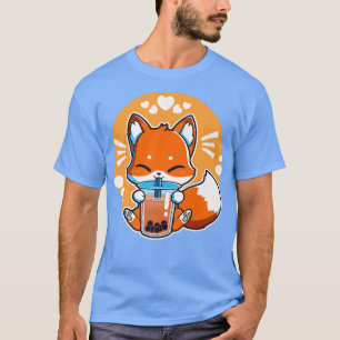 Boba Fo Drinking Kawaii Japanese Fo Bubble Milk Te T-Shirt
