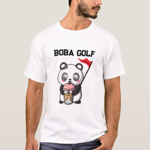 Boba Golf   Milk Tea   Bubble Golf   Golfer T-Shirt