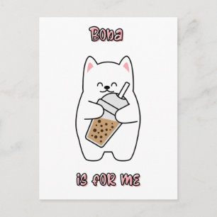Boba Is For Me Postcard