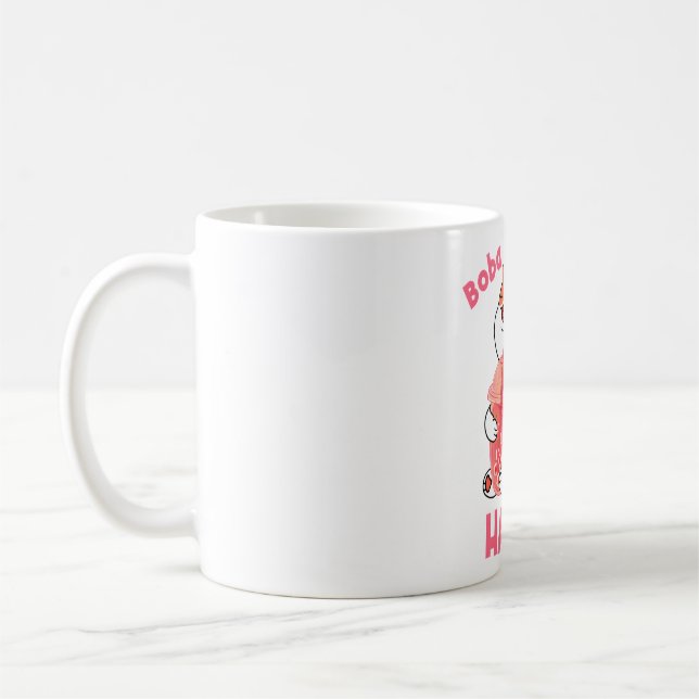 Boba Makes Me Happy  Coffee Mug (Left)