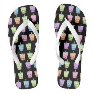 Boba Milk Tea Flavours Flip Flops