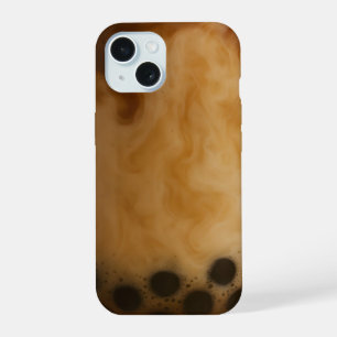 Boba milk tea funny iPhone 15 case