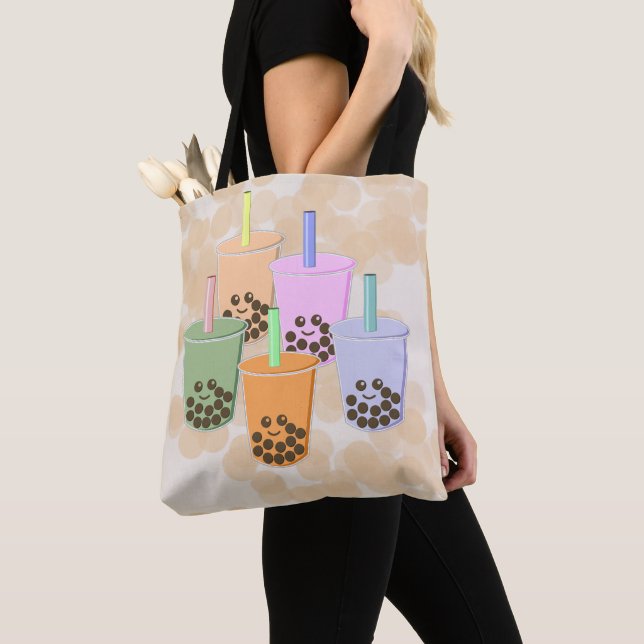 Boba on Parade Tote Bag (Close Up)