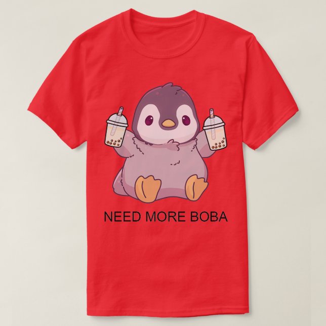 Boba Pengu T-Shirt (Design Front)