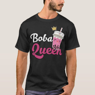 Boba Queen Funny Boba Tea Bubble Tea Gift andalusi T-Shirt