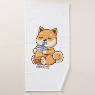 Boba Shiba Boba Shiba Boba Shiba 1 Bath Towel