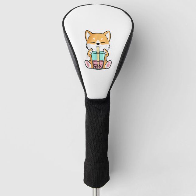 Boba Shiba Boba Shiba Boba Shiba  20 Golf Head Cover (Front)