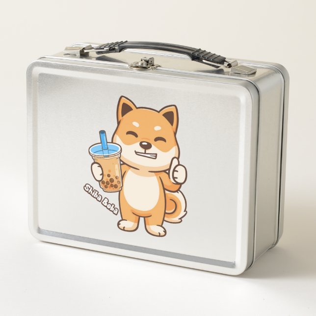 Boba Shiba Boba Shiba Boba Shiba 2 Metal Lunch Box (Front)