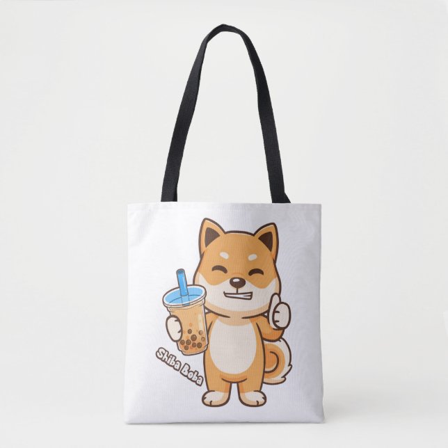 Boba Shiba Boba Shiba Boba Shiba 2 Tote Bag (Front)