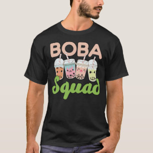 Boba Squad Funny Boba Tea Bubble Tea Gift falkenst T-Shirt