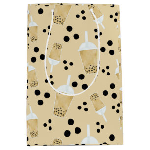 Boba Tea and Dots - Cream Gift Bag