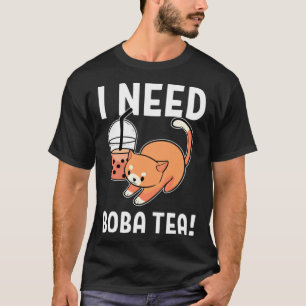 Boba Tea Boba Tea and Cat Lover appaloosa western T-Shirt