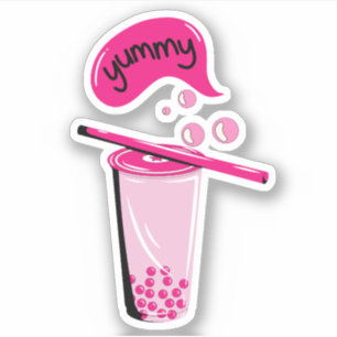 boba tea bubble milk matcha tea pink tea lover