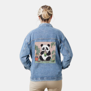 Boba Tea , Bubble milk tea Denim Jacket