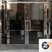 Boba Tea , Bubble milk tea Window Cling (Office Door)