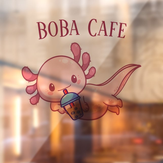 Boba Tea , Bubble milk tea Window Cling (Sheet 2)