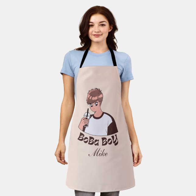 boba tea bubble tea apron (Worn)