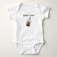 boba tea bubble tea baby bodysuit