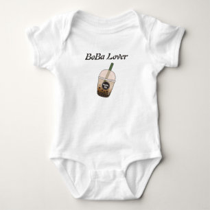 boba tea bubble tea  baby bodysuit