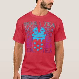 Boba Tea Bubble Tea Milk Tea Retro Gift T-Shirt