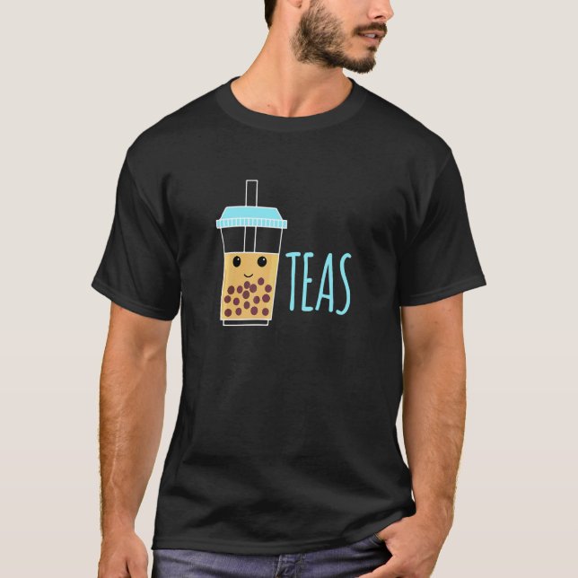 Boba Tea Bubble Tea Partnerlook Teas   T-Shirt (Front)