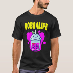 Boba Tea Health Cute Kawaii Bubble Milk Tea T-Shirt