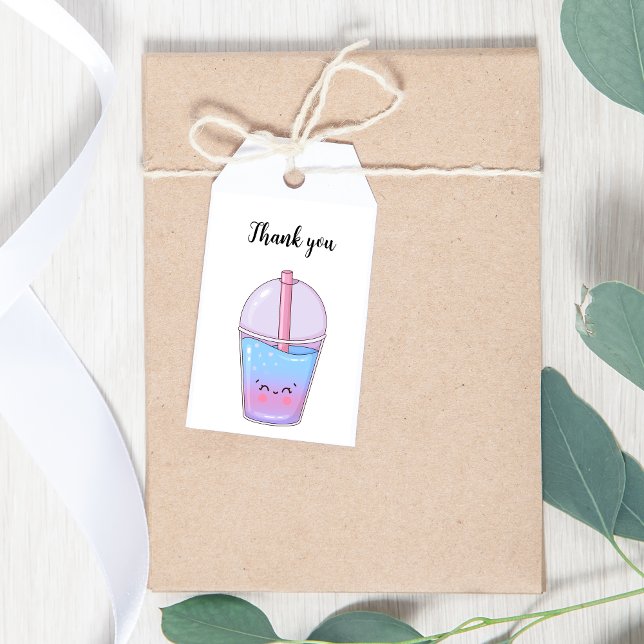 Boba Tea Kawaii  Gift Tags (Creator Uploaded)