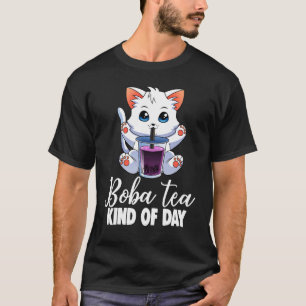 Boba Tea Kind Of Day Cats & Boba Women Boba Tea T-Shirt