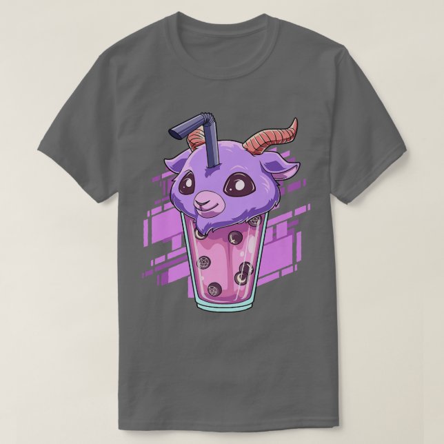 Boba Tea Pastel Goth Style - Kawaii Bubble Tee Bap (Design Front)