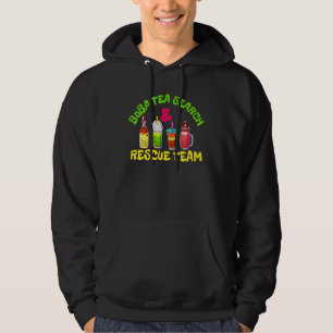 Boba Tea Search Rescue Team For Boba Tea Hoodie