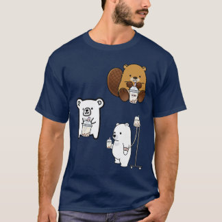 Boba Tea Sticker Set 2 T-Shirt