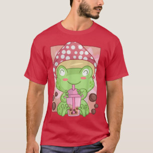 Boba Tea T Shirt For Women And Girls Kawaii Cottag