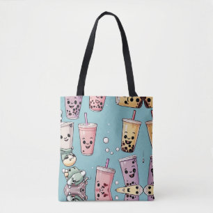 boba tea tote bag