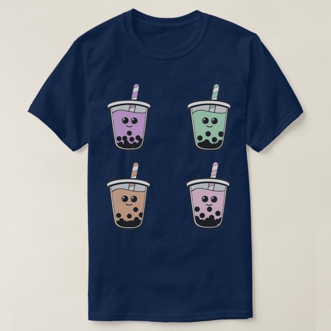 Boba with faces T-Shirt (Design Front)