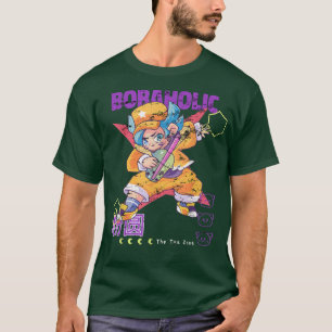 Bobaholic Bubble Tea Japanese Boba Milk Tea Anime2 T-Shirt