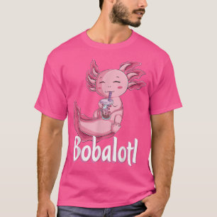 Bobalotl Aolotl Boba Tea Bubble Milk Kawaii Anime T-Shirt