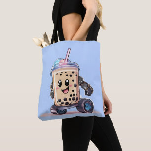 bobba tea tote bag