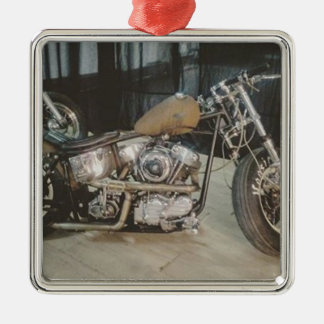 bobber bike metal tree decoration