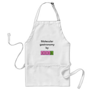 Bobbi periodic table name apron