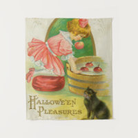 Bobbing for Apples Vintage Halloween Card, 1911