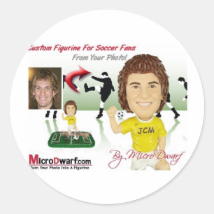 Bobbleheads Bobblehead Bobble Heads Classic Round Sticker