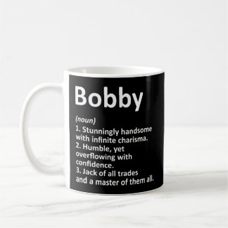 Bobby Definition Personalised Name Coffee Mug