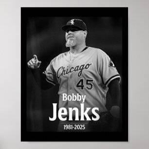 Bobby Jenks In Memory 1981-2025 Poster