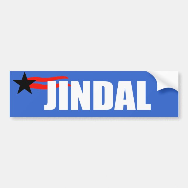 BOBBY JINDAL Election Gear Bumper Sticker (Front)