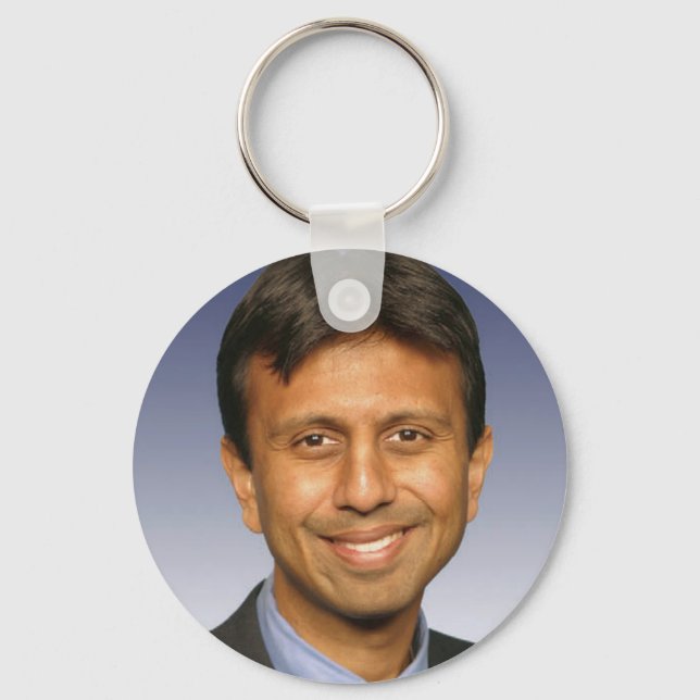 bobby jindal photo key ring (Front)