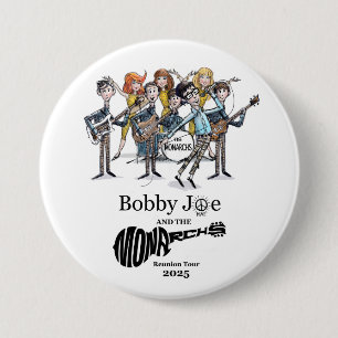 Bobby Joe and The Monarchs Reunion Tour 2025 7.5 Cm Round Badge