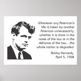 Bobby Kennedy Nonviolence Poster
