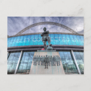 Bobby Moore Statue Wembley Stadium Postcard